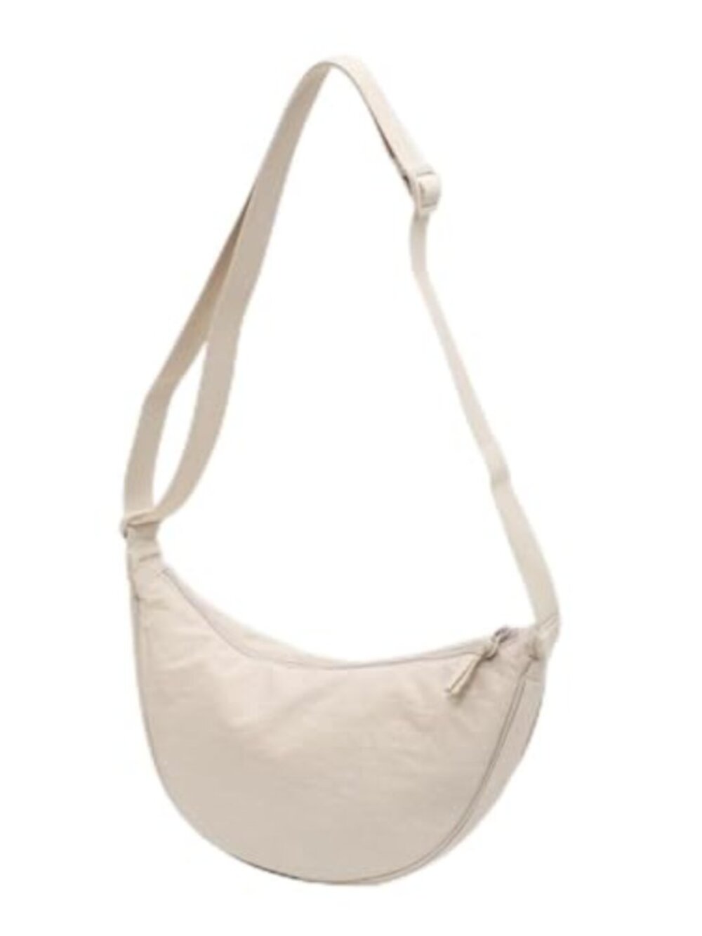Nylon Crescent Crossbody Bag Hobo Sling Adjustable Strap Lightweight